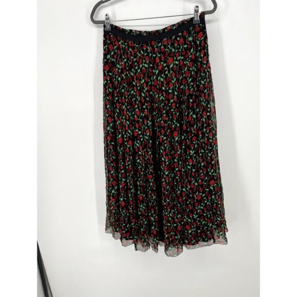 The Kooples rosa pleated wrap midi skirt 2 - Picture 7 of 7